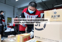 招商中国车联网行业运营动态及投资发展趋势预测报告,2021中国车联网产业展览