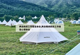 两会政府工作报告体会,两会期间政府工作报告心得体会