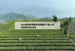 2024欧洲杯赛程时间表图片下载,2024欧洲杯主办城市