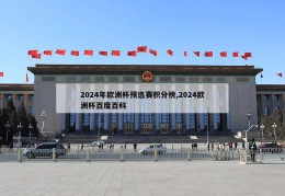 2024年欧洲杯预选赛积分榜,2024欧洲杯百度百科