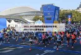 2011-2012赛季欧冠最最终射手榜,2011~2012赛季欧冠