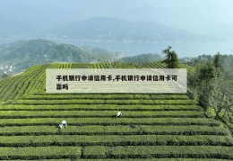 手机银行申请信用卡,手机银行申请信用卡可靠吗