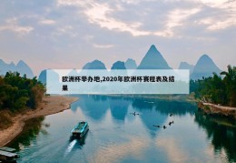 欧洲杯举办地,2020年欧洲杯赛程表及结果